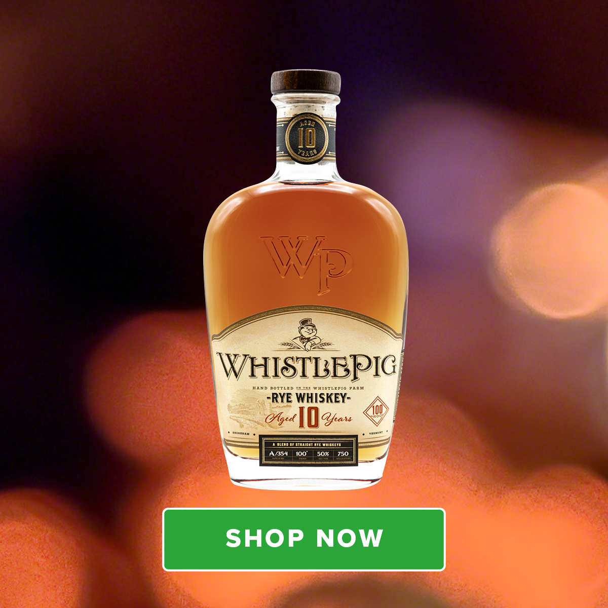 WhistlePig 10 Year Old Rye Whiskey